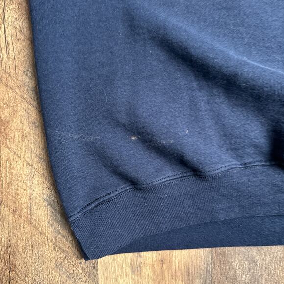 Vintage US Navy Sweatshirt Men's Large Blue Athletic Training Fitness 3058 - Picture 10 of 14